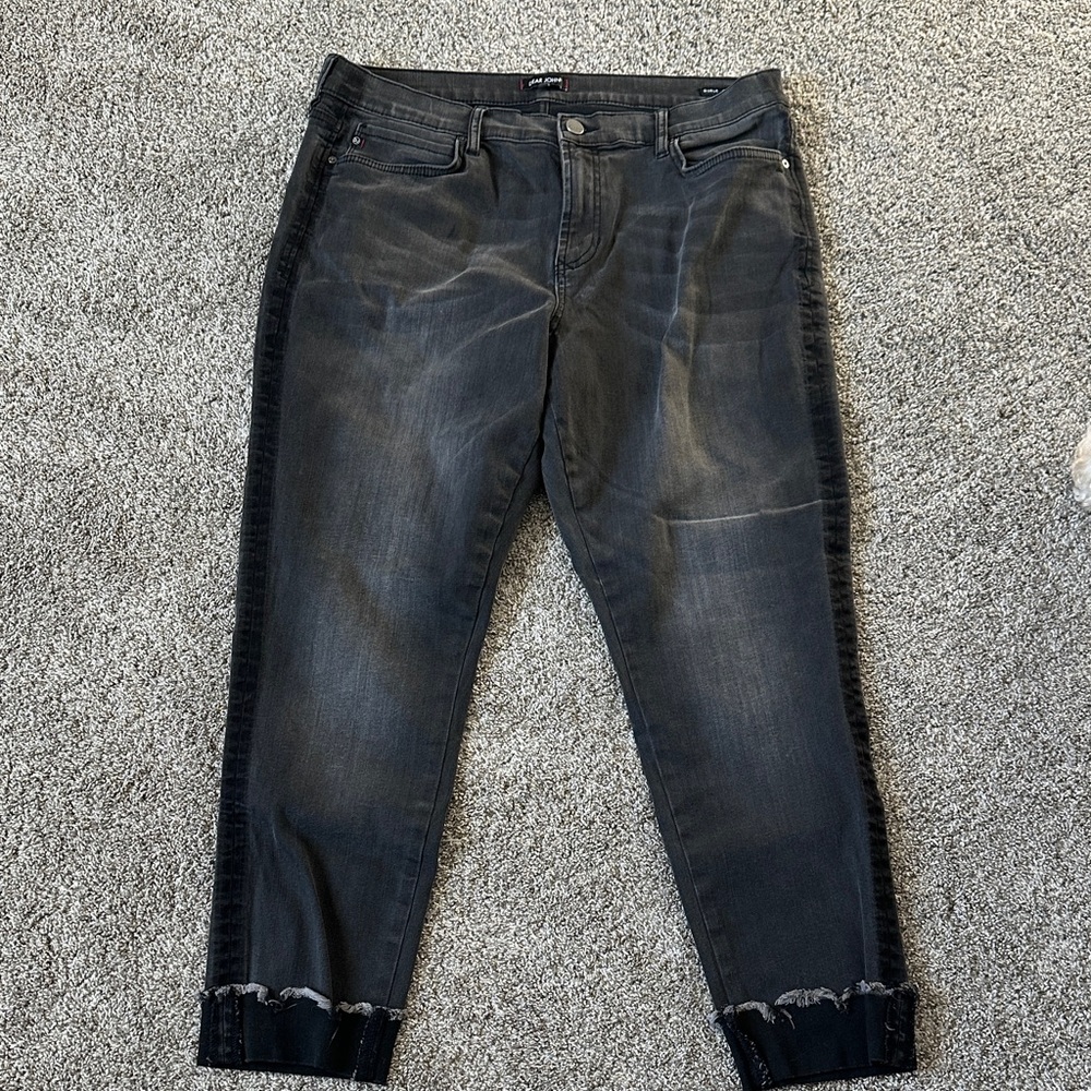 Dear John Womens Charcoal Skinny Jeans